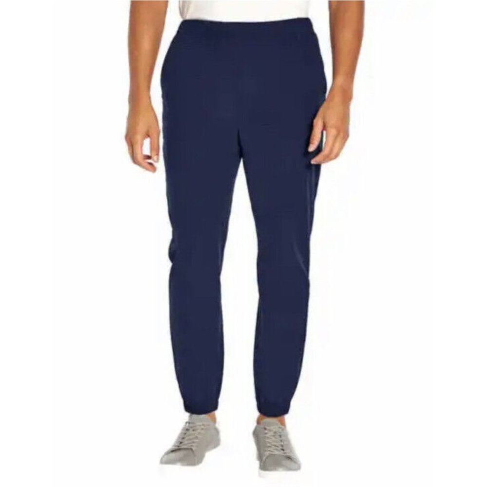 NWT Banana Republic Men's 4 Way Stretch Nylon Jogger Blue Size M $50 DD062